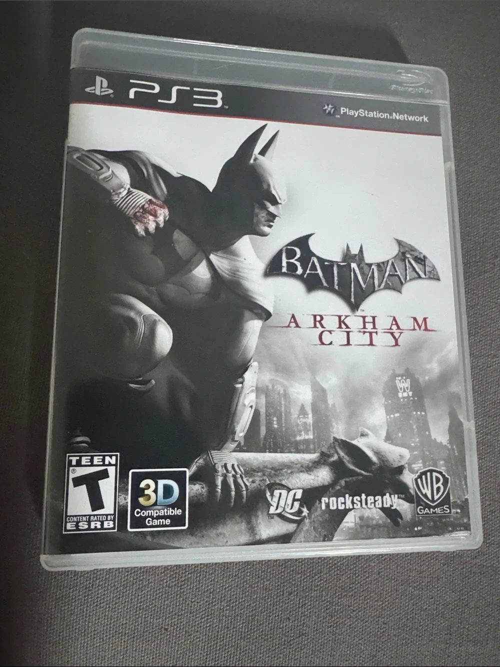 Sony PlayStation 3 Batman: Arkham City - Black & White Cover
